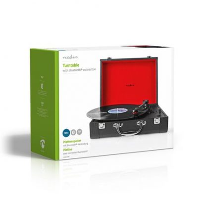 Nedis TURN210BK levysoitin  BT 18W USB kantolaukku musta - Image 2