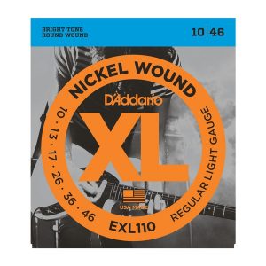 D'Addario EXL110 sähkökitaran kielet 10-46