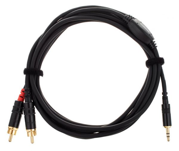 Cordial CFY3WCCLong 3.5mm TRS / 2 x RCA, 3m