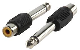 Nedis AC021 6.35mm TS / RCA adapteri