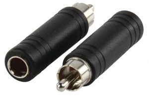 Nedis AC026 RCA / 6.3mm naaras adapteri