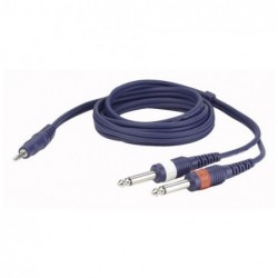 DAP FL313 3.5mm TRS / 2 X 6.3mm 3m