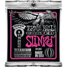 Ernie Ball EB3123 Coated Super Slinky 9-42