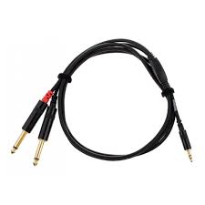 Cordial CFY1.5WPP 3.5mm TRS / 2 x 6.3mm TS 1.5m