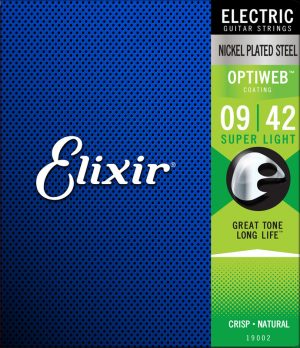 Elixir OptiwebSuper Light sähkökitaran kielet  9-42