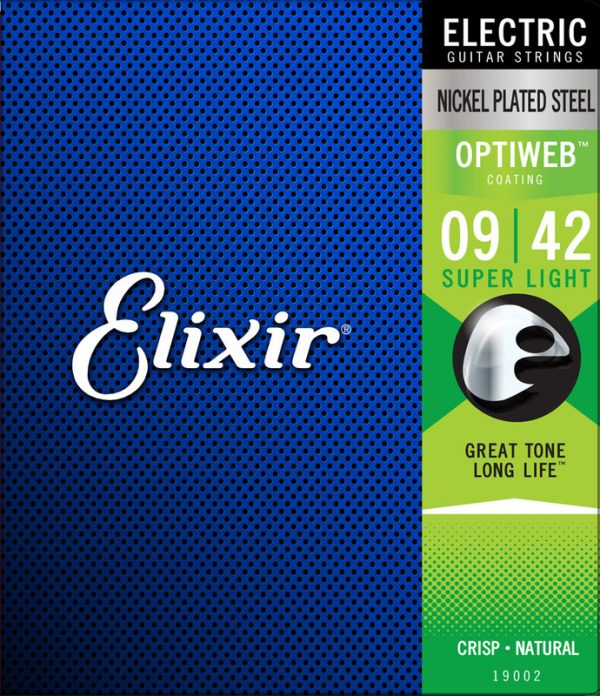 Elixir OptiwebSuper Light sähkökitaran kielet  9-42
