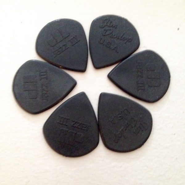 Dunlop Nylon Jazz III musta plektrapakkaus 6 kpl - Image 2