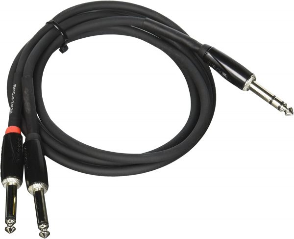 Roland RCC5TR28 6.3mm TRS / 2 x 6.3mm TS 1.5m