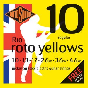 Rotosound Roto Yellows 10-46 sähkökitaran kielet