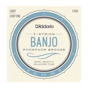 D'Addario EJ69 banjon kielet 09-20