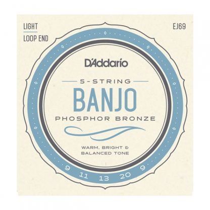 D'Addario EJ69 banjon kielet 09-20