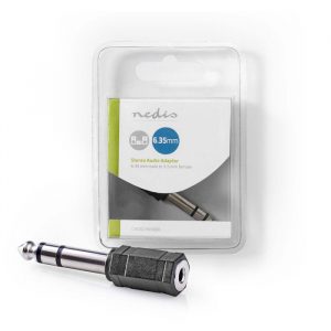 Nedis 3.5mm naaras TRS / 6.35mm uros TRS adapteri
