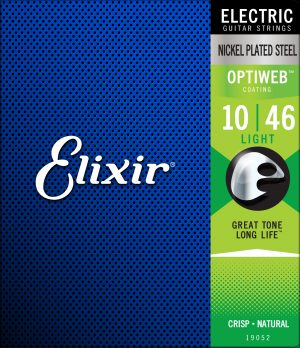 Elixir Optiweb Light sähkökitaran kielet 10-46