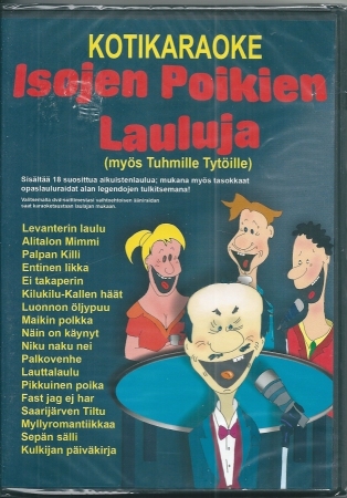 Karaoke DVD,   Isojen Poikien Lauluja