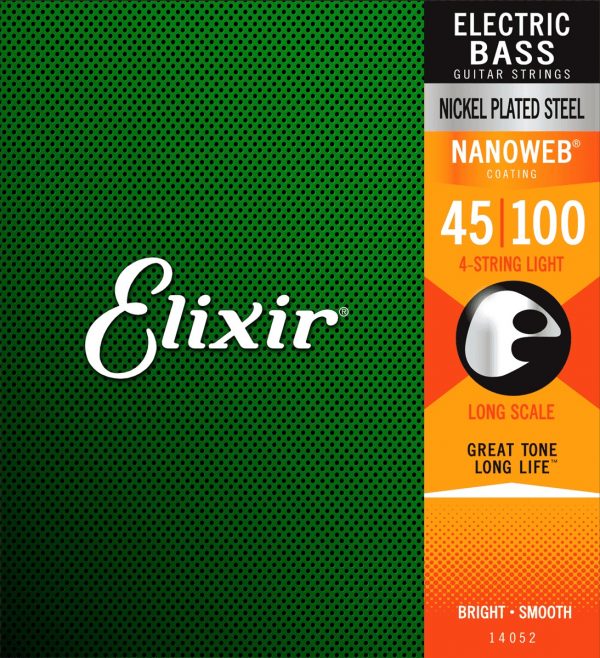 Elixir Nanoweb Light Long Scale basson kielet  45-100