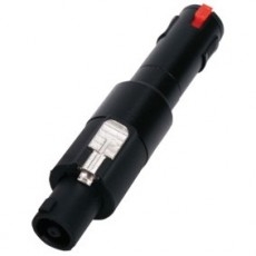 HQ M2101 speakon / 6.3mm -naaras adapteri