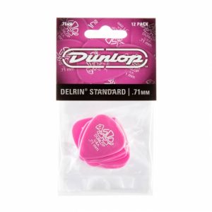 Dunlop Delrin Standard 0.71mm plektrapakkaus 12kpl