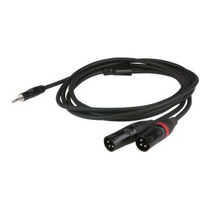 DAP FLX466 2 x XLR-uros / 3.5mm TRS  6m