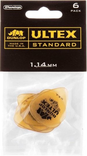 Dunlop Ultex Standard 1.14mm plektrapakkaus 6kpl