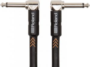 Roland RIC-BPC Patch Cable välijohto kulmaplugeilla 0.15m