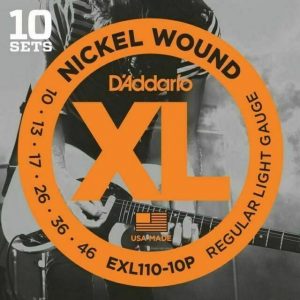 D'Addario EXL110 10-46 sähkökitaran kielet 10-pack