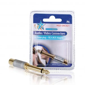 HQ SSAC021 RCA-naaras / 6.3mm TS plugi adapteri