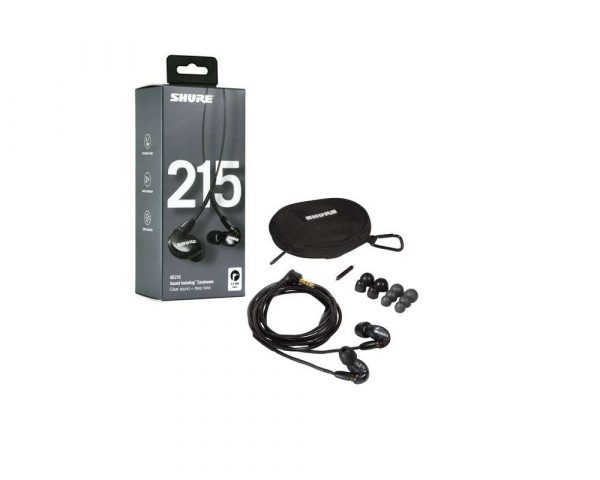 Shure SE215 K mustat in-Ear -kuulokkeet - Image 2