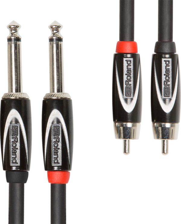 Roland RCC102R28  2 x RCA / 2 x 6.3mm 3m
