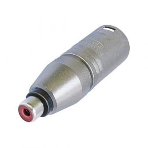 Neutrik NA2MPMF XLR-uros / RCA-naaras adapteri