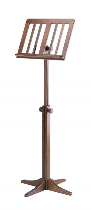 K&M 116/1 puinen nuottiteline pähkinä