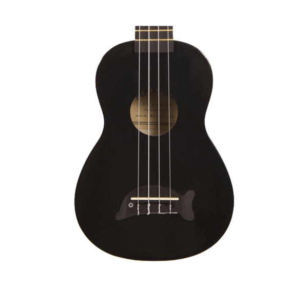 Kala MK-SD/CBK Dolphin Charcoal Black sopraanoukulele - Image 2