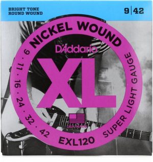 D'Addario EXL120  sähkökitaran kielet 9-42