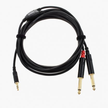 Cordial CFY3WPPLong 3.5mm TRS / 2 x 6.3mm TS 3m