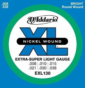 D'Addario EXL130  sähkökitaran kielet 8-38