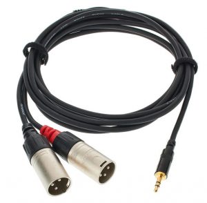 Cordial CFY1.5WMMLong 3.5mm TRS / 2 x XLR-uros 1.5m