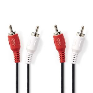 Nedis RCA-audiokaapeli, 2x RCA uros | 2x RCA uros |3m