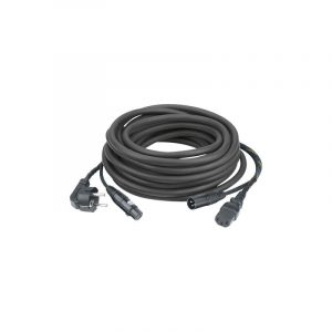 DAP FP08 - Schuko/XLR F - IEC/XLR M - Audio / Power 20 m, Black jacket
