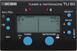 Boss TU-30 viritysmittari & metrononi