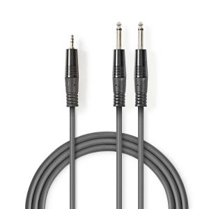 Nedis 3.5mm TRS / 2 x 6.3mm 1.5m