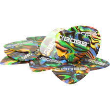 Boss Celluloid Abalone Heavy plektrapakkaus 12kpl