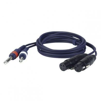 DAP FL433 2 x XLR-naaras / 2 x 6.3mm TS 3m