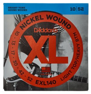 D'Addario EXL140 sähkökitaran kielet 10-52