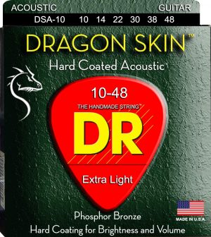 DR Strings Dragon Skin  DSA-10 akustisen kielet 10-48