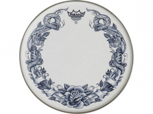 Remo 14" Tattoo Dragon Rose