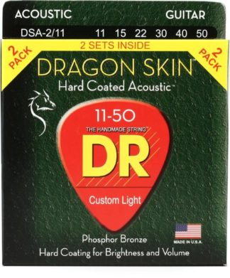 DR Strings Dragon Skin DSA-11 2X akustisen kielet 11-50