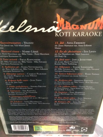 Karaoke DVD, Magnum Kotik. Iskelmä vol 8 - Image 2