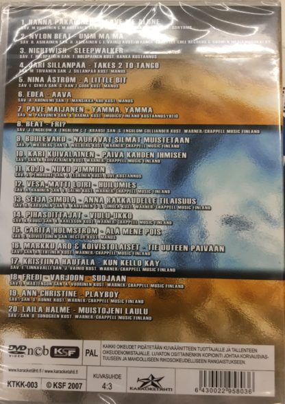 Karaoke DVD Kaivatut euroviisut kotikaraoke - Image 2