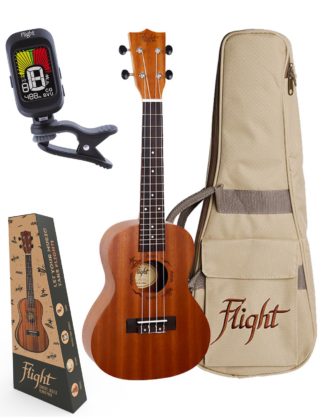 Flight NUC310 konserttiukulele Pack