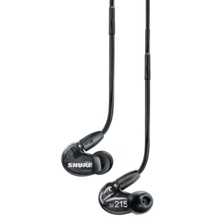 Shure SE215 K mustat in-Ear -kuulokkeet
