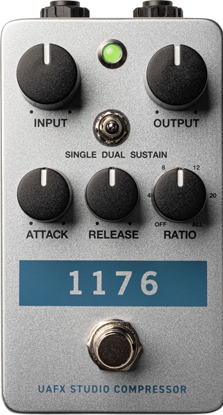Universal Audio UAFX 1176 Studio Compressor kitarapedaali